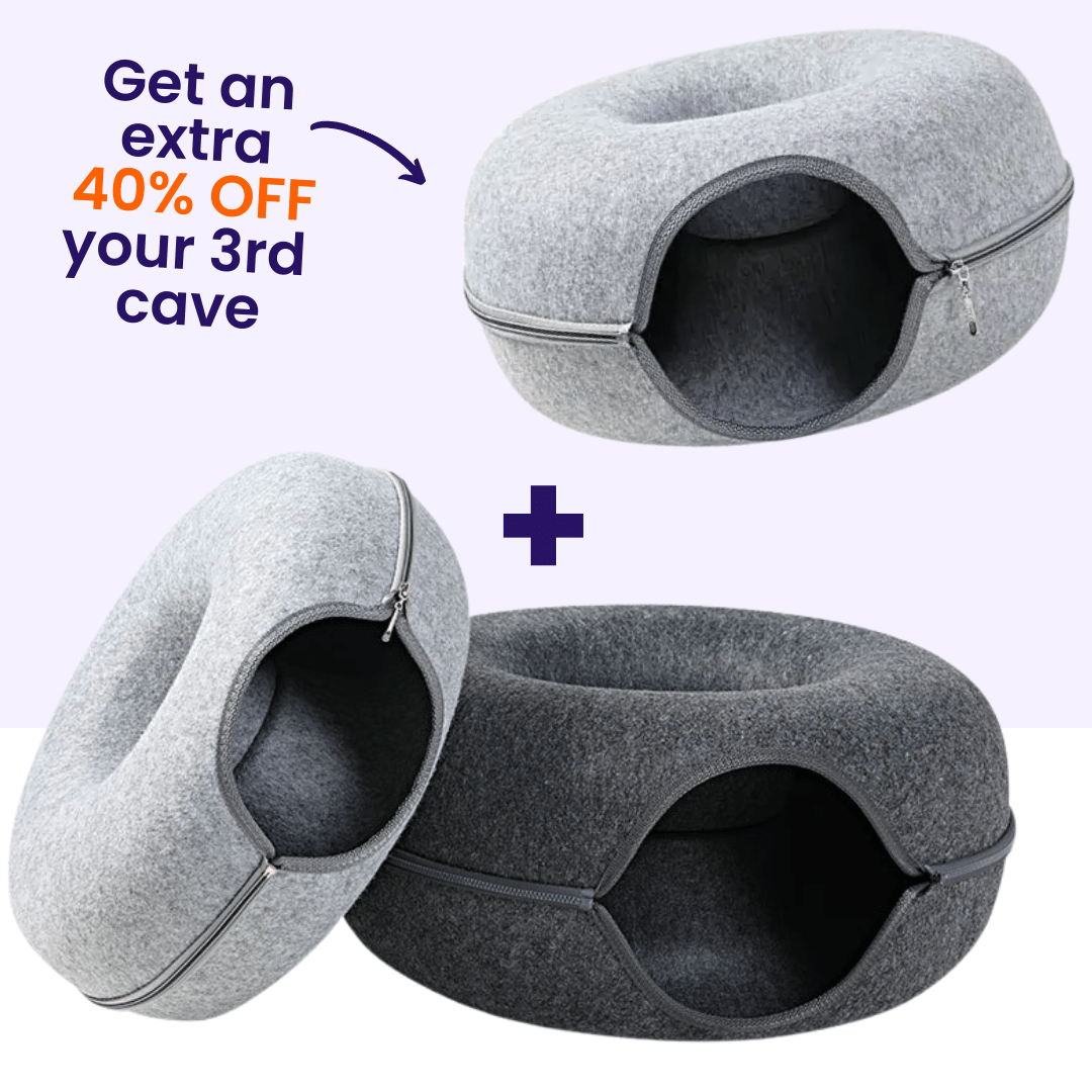 The "Donut" Cat Cave (3 pack)