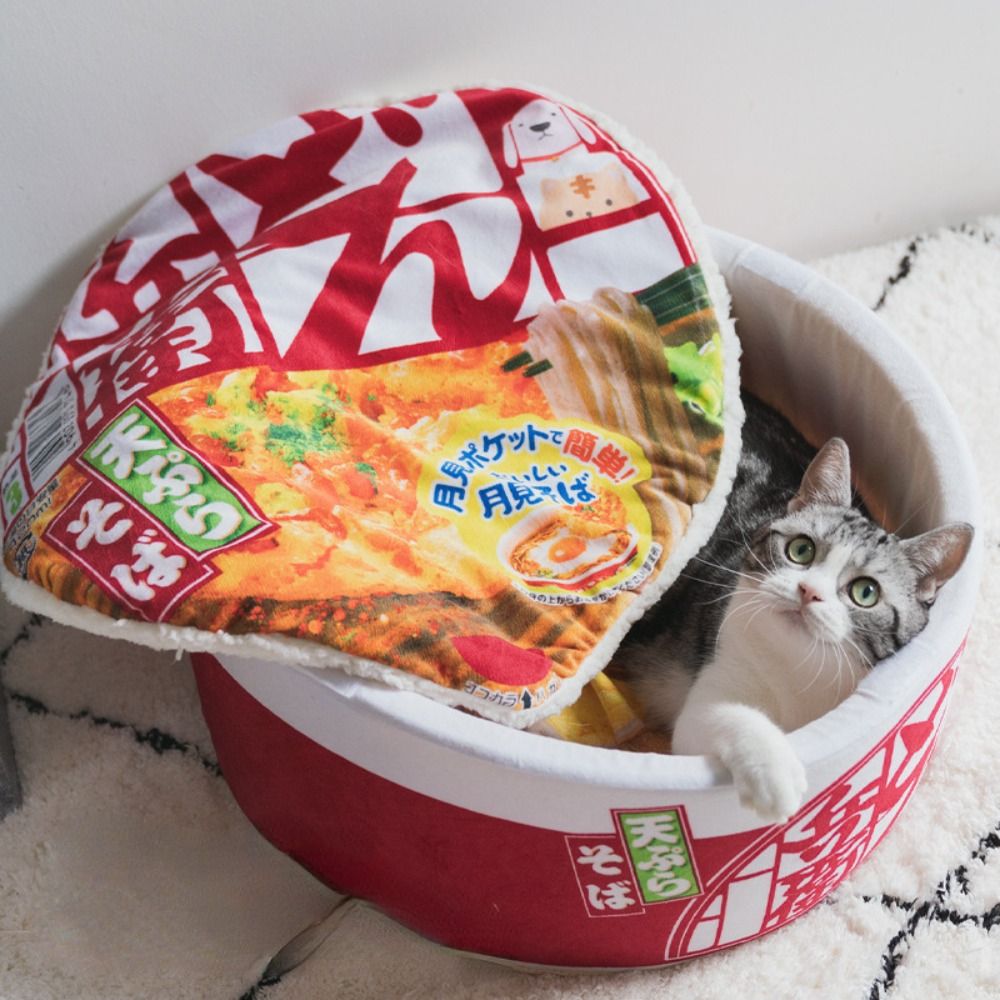 Ramen Noodle Cat Bed